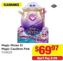 Mr Toys Magic Mixies S1 Magic Cauldron Pink offer