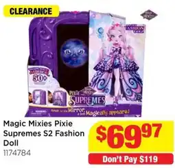 Mr Toys Magic Mixies Pixie Supremes S2 Fashion Doll offer
