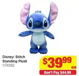 Mr Toys Disney Stitch Standing Plush offer