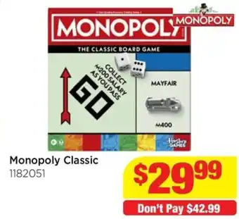 Mr Toys Monopoly Classic offer