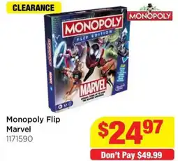 Mr Toys Monopoly Flip Marvel offer