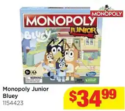 Mr Toys Monopoly Junior Bluey offer