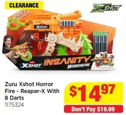 Mr Toys Zuru Xshot Horror Fire-Reaper-X With 8 Darts offer
