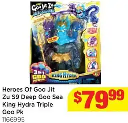 Mr Toys Heroes Of Goo Jit Zu S9 Deep Goo Sea King Hydra Triple Goo Pk offer