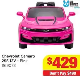 Mr Toys Chevrolet Camaro 2SS 12V - Pink offer
