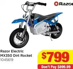 Mr Toys Razor Electric MX350 Dirt Rocket offer