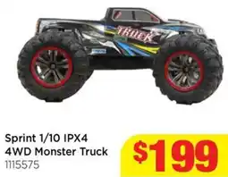 Mr Toys Sprint 1/10 IPX4 4WD Monster Truck offer