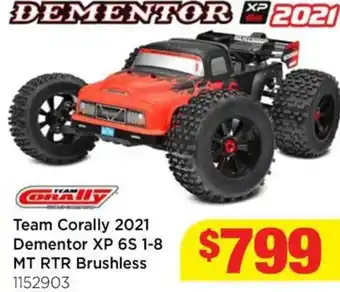 Mr Toys Team Corally 2021 Dementor XP 6S 1-8 MT RTR Brushless offer