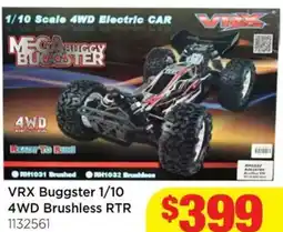 Mr Toys VRX Buggster 1/10 4WD Brushless RTR offer