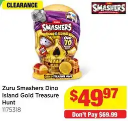 Mr Toys Zuru Smashers Dino Island Gold Treasure Hunt offer