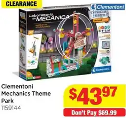 Mr Toys Clementoni Mechanics Theme Park offer