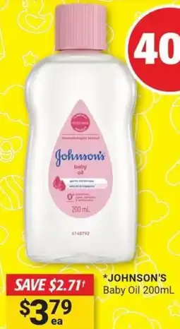 Cincotta Chemist Johnson's Baby Oil offer