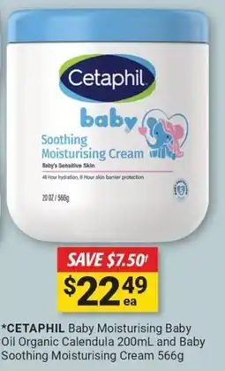 Cincotta Chemist Cetaphil Soothing Moisturising Cream offer