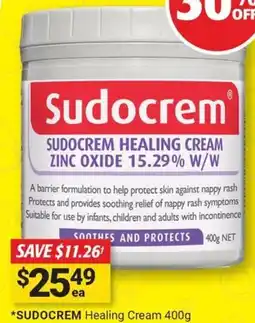 Cincotta Chemist Sudocrem Healing Cream offer