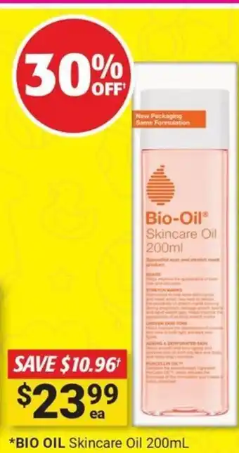 Cincotta Chemist BIO OIL Skincare Oil offer