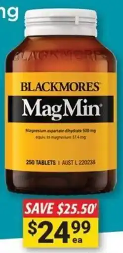 Cincotta Chemist Mag Min 250 Tablets offer