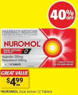 Cincotta Chemist NUROMOL Dual Action offer