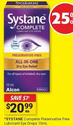 Cincotta Chemist Systane offer