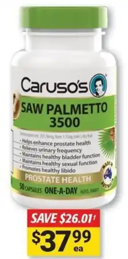 Cincotta Chemist Saw palmetto 3500 offer