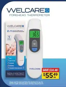 Cincotta Chemist Welcare forehead thermometer` offer