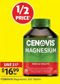 Cincotta Chemist Cenovis magnesium offer