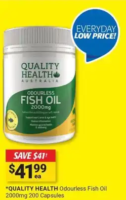 Cincotta Chemist Quality health odourless fish oil offer