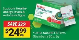 Cincotta Chemist Ferro lipo-sachets ferro offer