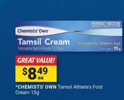 Cincotta Chemist Tamsil Cream offer