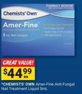 Cincotta Chemist Amer-Fine offer