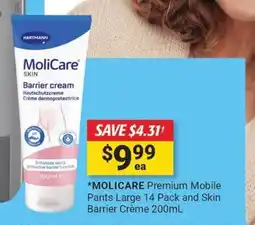 Cincotta Chemist MoliCare Barrier cream offer