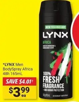 Cincotta Chemist LYNX Men offer