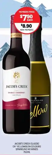 Harry Brown Jacob's creek classic or yellowglen colours sparkling nv wines offer