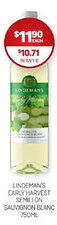 Harry Brown LINDEMAN'S EARLY HARVEST SEMILLON SAUVIGNON BLANC offer