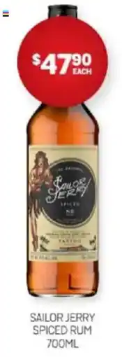 Harry Brown SAILOR JERRY SPICED RUM offer