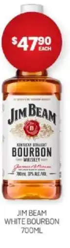 Harry Brown JIM BEAM WHITE BOURBON offer