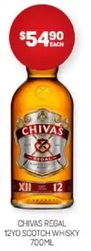 Harry Brown Chivas regal 12yo scotch whisky offer