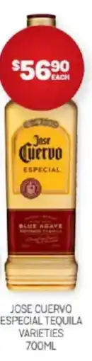 Harry Brown JOSE CUERVO ESPECIAL TEQUILA VARIETIES offer