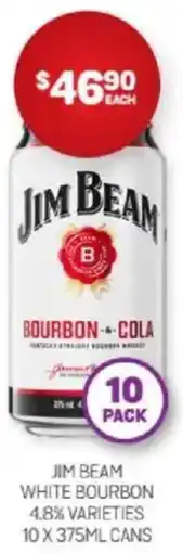 Harry Brown JIM BEAM WHITE BOURBON offer