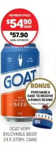 Harry Brown GOAT offer