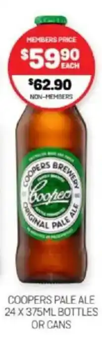 Harry Brown COOPERS PALE ALE offer