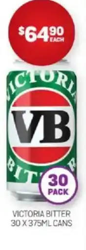 Harry Brown VICTORIA BITTER offer