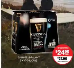 Harry Brown GUINNESS DRAUGHT offer