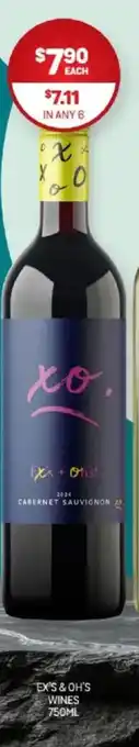 Harry Brown EX'S & OH'S WINES offer