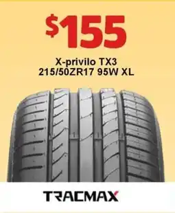 Jax Tyres TRACMAX offer