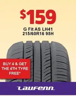 Jax Tyres Laufenn offer