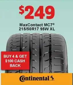 Jax Tyres Continental MaxContact MC offer