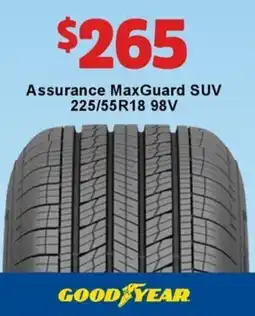Jax Tyres Assurance Max Guard SUV offer
