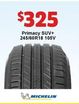 Jax Tyres Primacy SUV offer