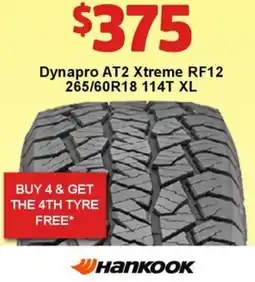 Jax Tyres Dynapro AT2 Xtreme RF12 offer
