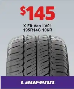 Jax Tyres X Fit Van LV01 offer